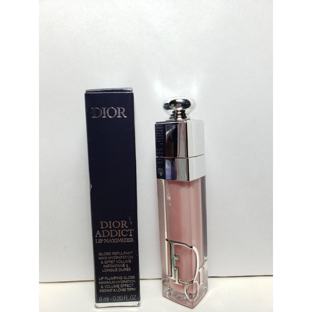 DIOR ADDICT LIP MAXIMIZER PLUMPING GLOSS 001 Pink (0.20OZ/6ML) NEW IN BOX